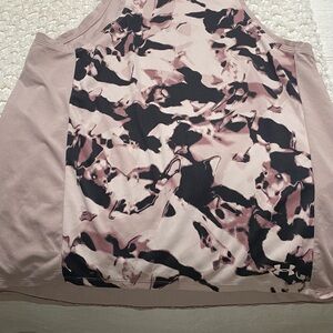 Under Armour Pink and Black HeatGear Top